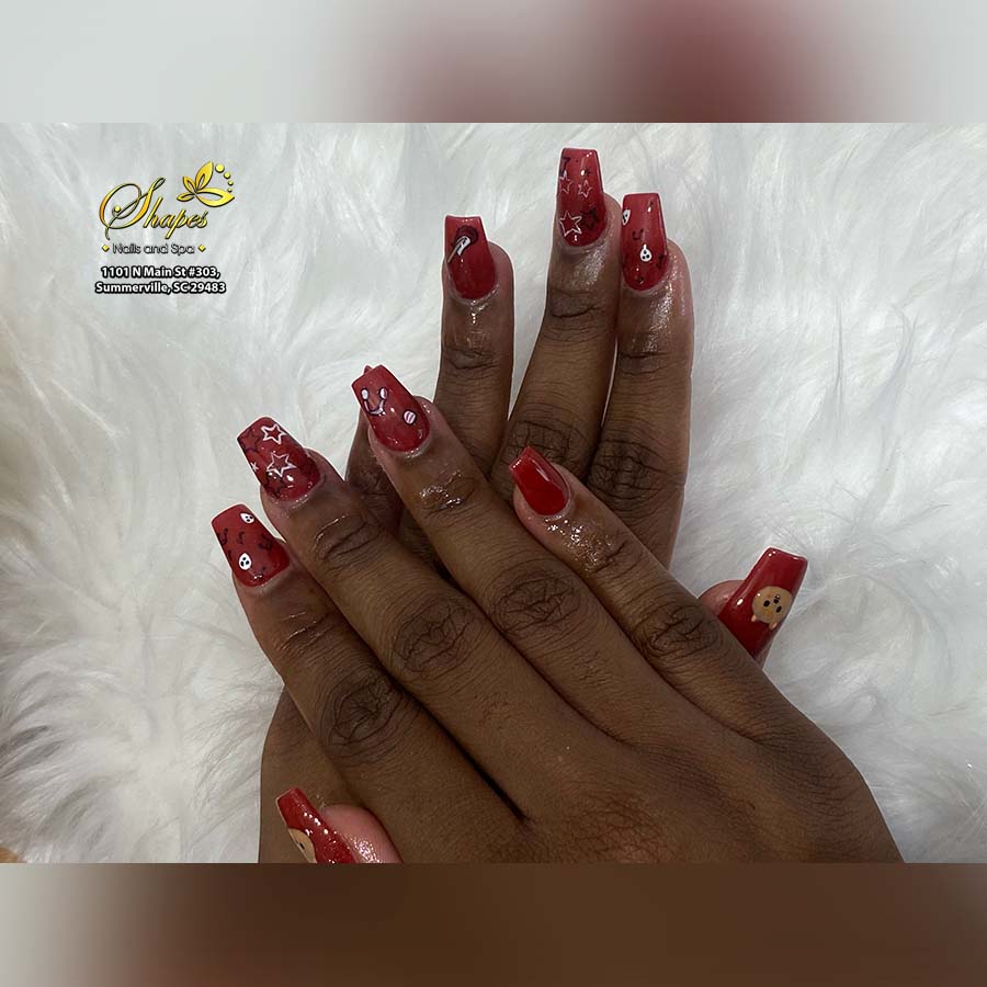 Shapes Nails and Spa nail work in Summerville, South Carolina